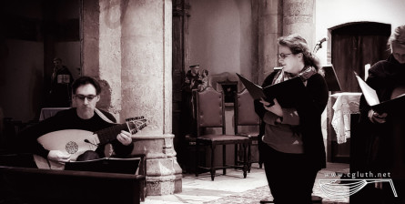 <titrephoto> photos </titrephoto> : répétition / concert avec le <em>Restoration Consort</em> à l’église St Antoine (Les Cabannes – Tarn)